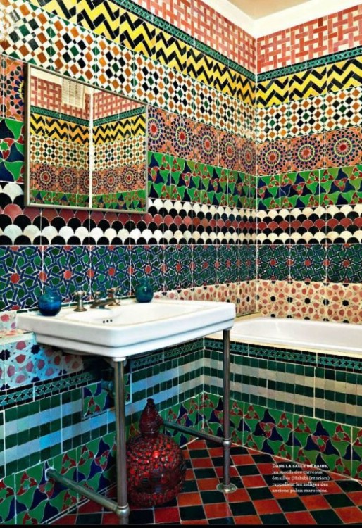 Марокканская плитка в интерьере