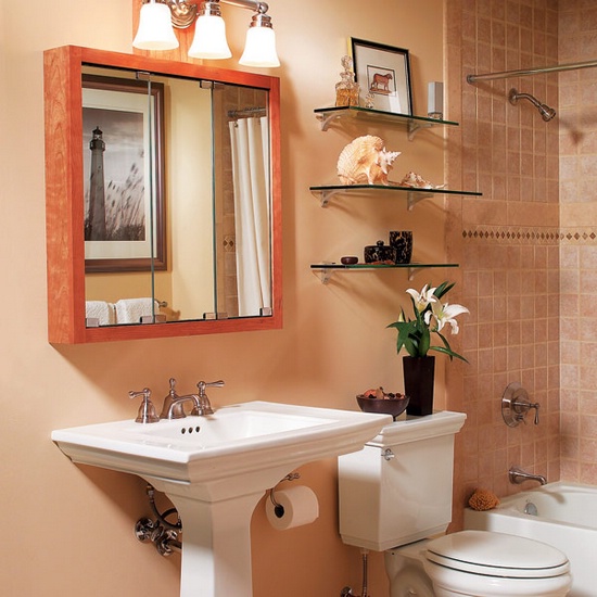Советы по организации пространства маленькой ванной комнаты