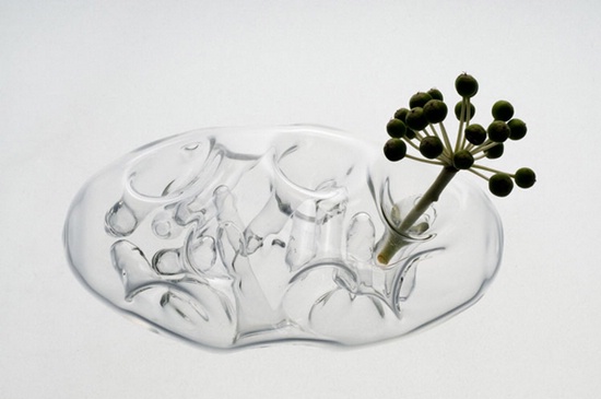 Креативная стеклянная посуда Лоренса Брабанта