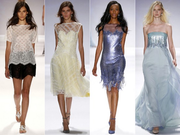 Модные тенденции весенне-летнего сезона 2014 с Нью-Йоркской недели моды: женственность и модерн