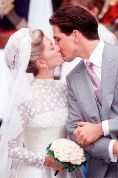 Королевские свадьбы: наследный принц Греции Павлос и Мари-Шанталь Миллер