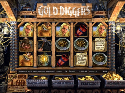 Игровой автомат Gold Diggers (Золото Диггеров)