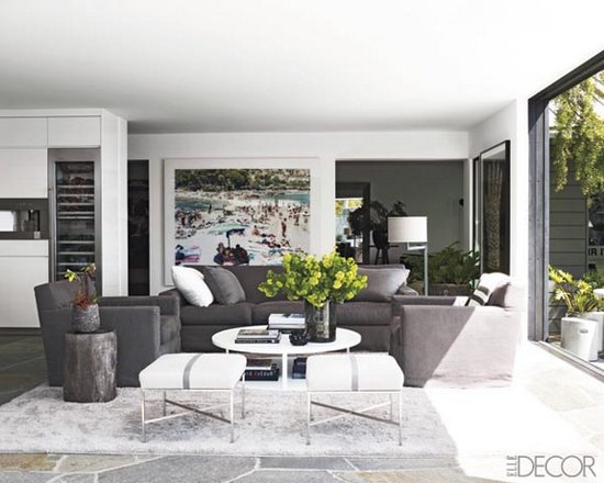 Роскошный дом Кортни Кокс в Малибу в Elle Decor