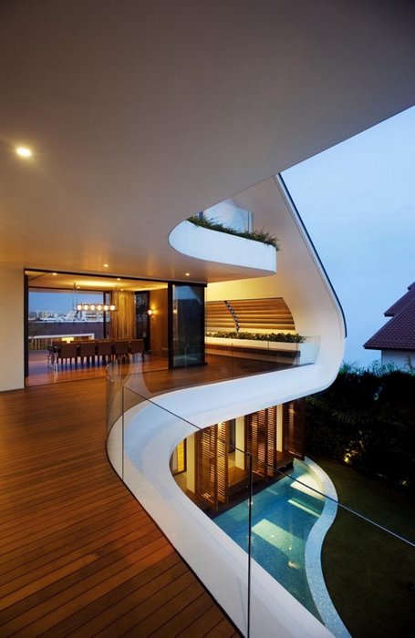Дом Ninety 7 @ Siglap от студии Aamer Architects