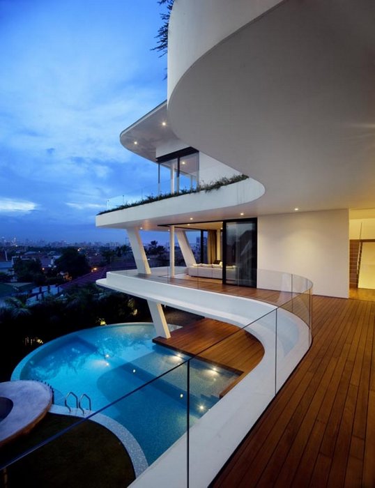 Дом Ninety 7 @ Siglap от студии Aamer Architects