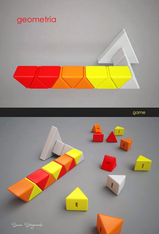 Необычная дверная ручка Geometria