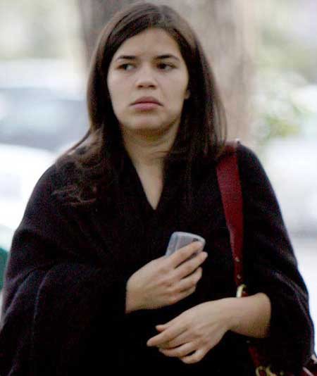 Америка Феррера без макияжа America Ferrera