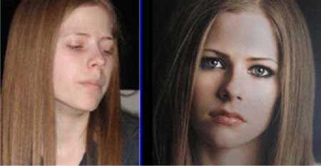 Аврил Лавин без макияжа Avril Lavigne
