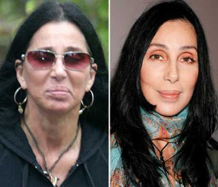 Шер без макияжа Cher
