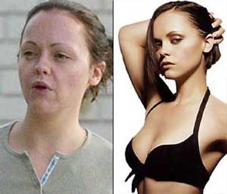 Кристина Риччи без макияжа Christina Ricci