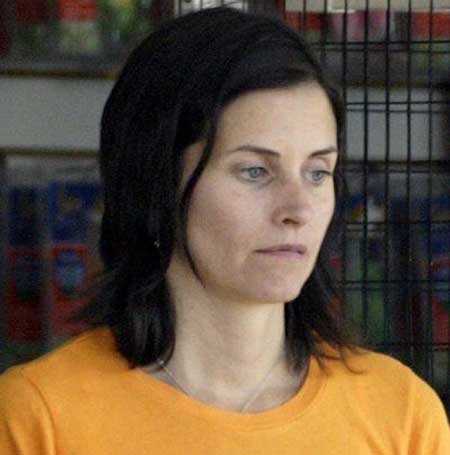 Кортни Кокс без макияжа Courtney Cox