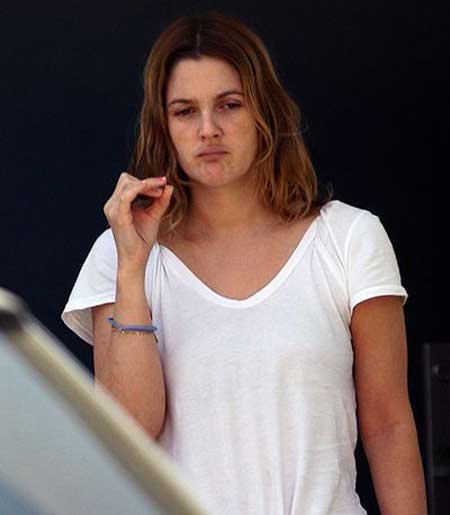 Дрю Бэрримор без макияжа Drew Barrymore