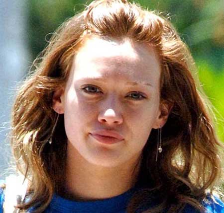 Хилари Дафф без макияжа Hilary Duff
