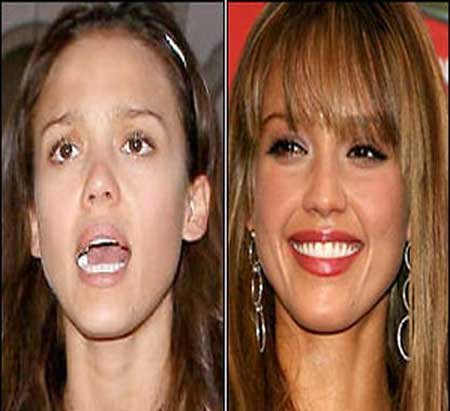 Джессика Альба без макияжа Jessica Alba