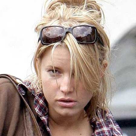 Джессика Симпсон без макияжа Jessica Simpson