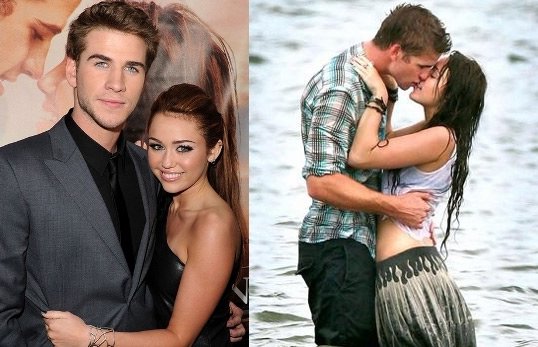 Miley Cyrus и Liam Hemsworth Miley Cyrus и Liam Hemsworth