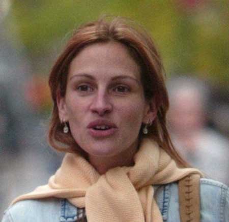 Джулия Робертс без макияжа Julia Roberts