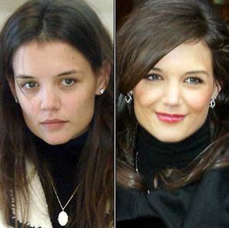 Кэти Холмс без макияжа Katie Holmes