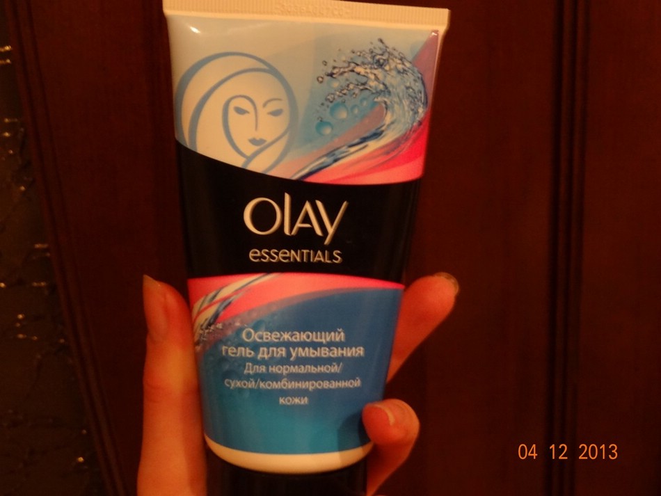 Гель для умывания Olay essentials для нормальной, сухой и комбинированной кожи. Отзыв