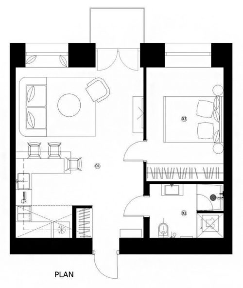 Apartment In Vilnius Old Town / Interjero Architektūra