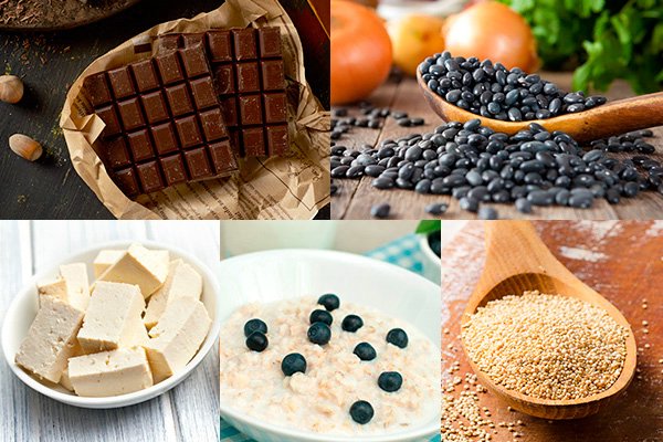 Продукты с высоким содержанием магния