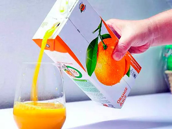 Пакетированные фруктовые соки