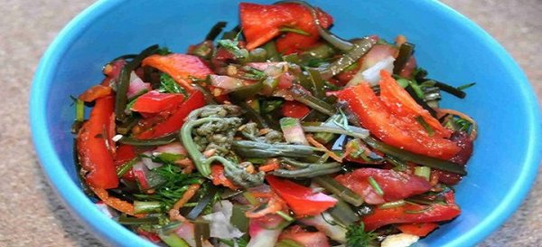 салат из папоротника